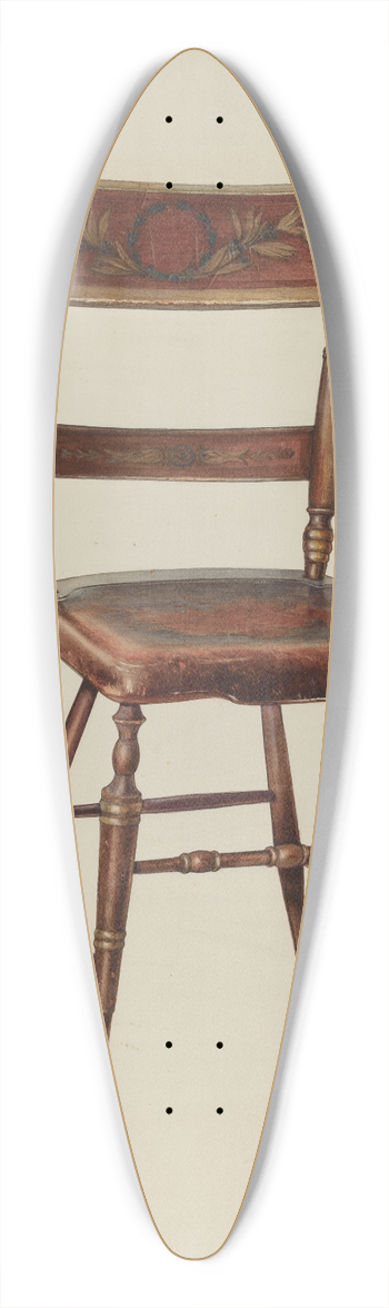 Kurt Melzer - Painted Chair 39.3 inch art pintail longboard deck