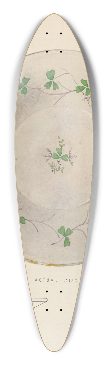 Kurt Melzer - Plate 39.3 inch art pintail longboard deck
