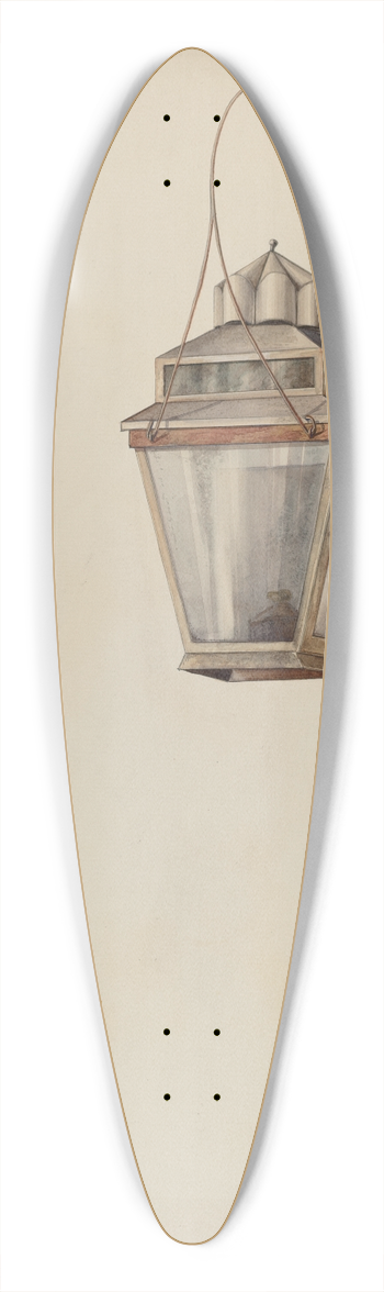 Kurt Melzer - Sperm Oil Street Lamp 39.3 inch art pintail longboard deck