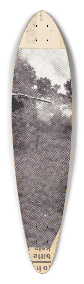 Kurt Schwitters - Mit Jgerin, Merzzeichnung 39.3 inch art pintail longboard deck