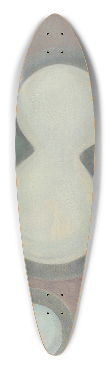 Kurt Schwitters - Ohne Titel (Acht) 39.3 inch art pintail longboard deck