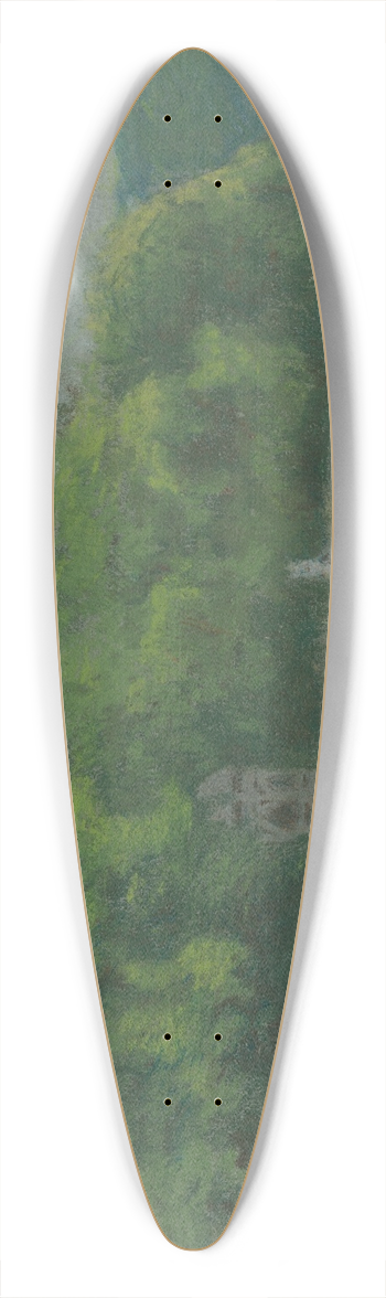 Ladislav Mednynszky - Summer landscape 39.3 inch art pintail longboard deck