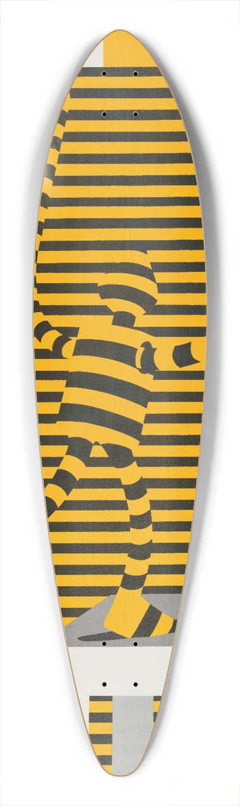 Lanny Sommese - National forces 39.3 inch art pintail longboard deck