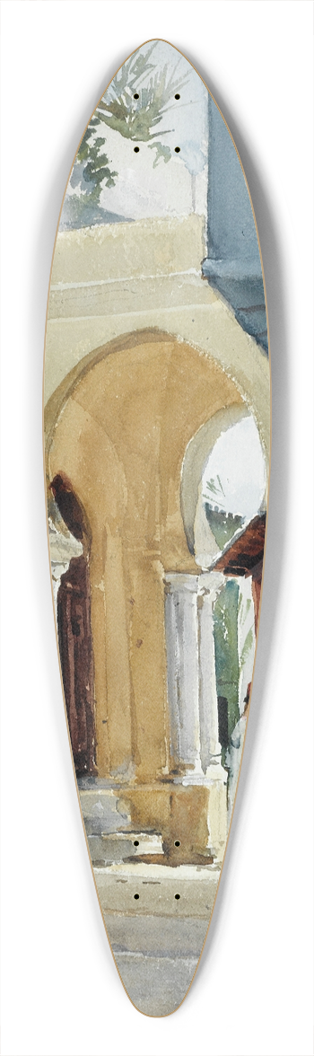 Laure Brouardel - Exposition de 1900, pavillon de lAlgrie 39.3 inch art pintail longboard deck