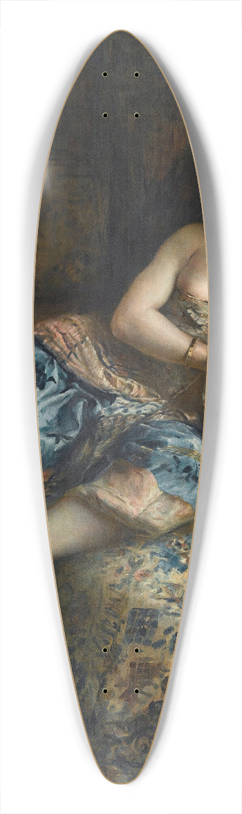 Laurent Gsell - Odalisque 39.3 inch art pintail longboard deck
