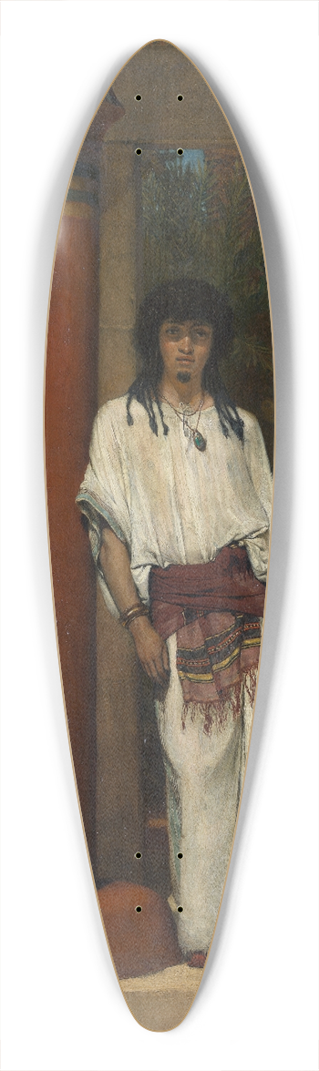 Lawrence Alma-Tadema - An Egyptian in a Doorway 39.3 inch art pintail longboard deck