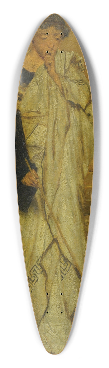 Lawrence Alma-Tadema - The Roman Architect 39.3 inch art pintail longboard deck