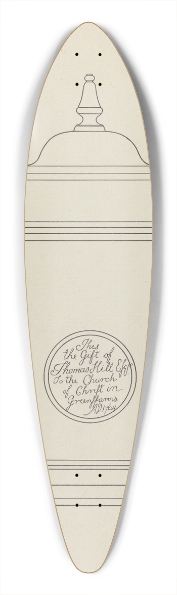 Lawrence Flynn - Tankard 39.3 inch art pintail longboard deck