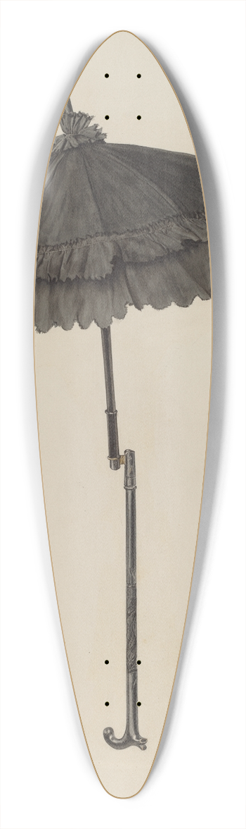 Lee Hager - Sunshade 39.3 inch art pintail longboard deck