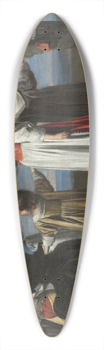 Le Nain - Children Dancing 39.3 inch art pintail longboard deck