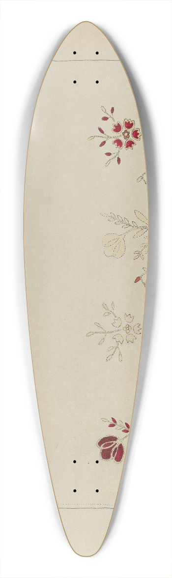 Lena Nastasi - Needlework on Altar Cloth 39.3 inch art pintail longboard deck