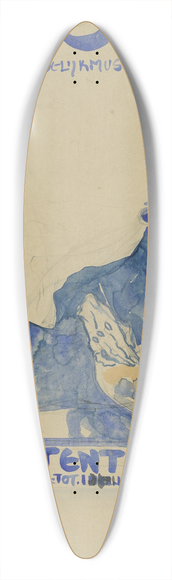 Leo Gestel - Ontwerp voor het affiche van de 19e jaarlijkse Tentoonstelling van Vereening St. Lukas in het Stedelijk Museum te Amsterdam 39.3 inch art pintail longboard deck