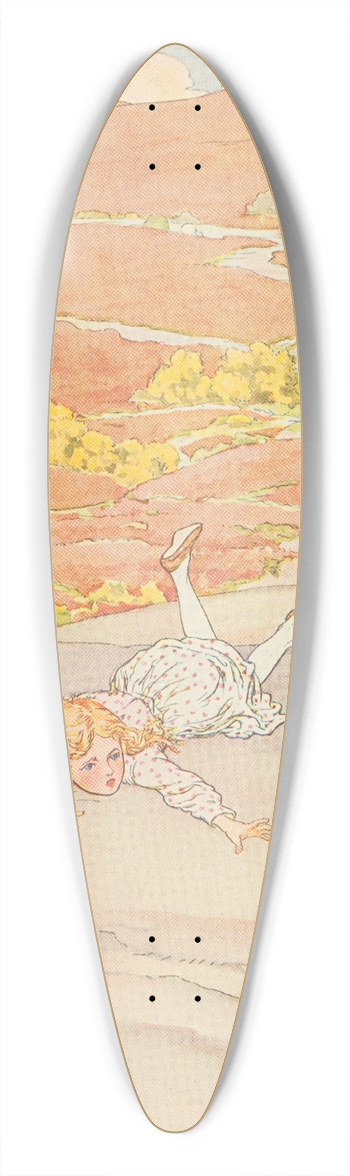 Leonard Leslie Brooke - And Jill came tumbling after 39.3 inch art pintail longboard deck