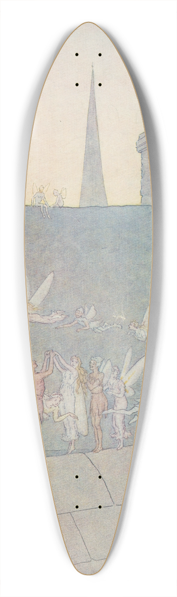 Leonard Leslie Brooke - Oranges and lemons. 39.3 inch art pintail longboard deck