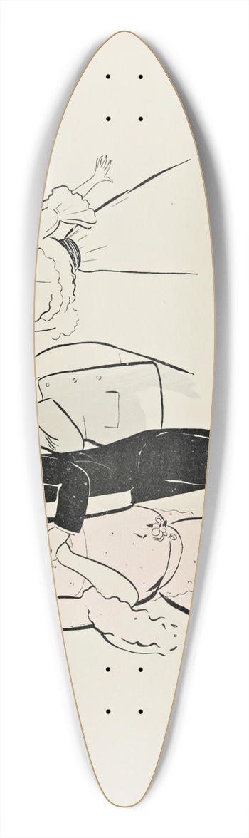 Leonetto Cappiello - 70 dessins de Cappiello Pl.41 39.3 inch art pintail longboard deck