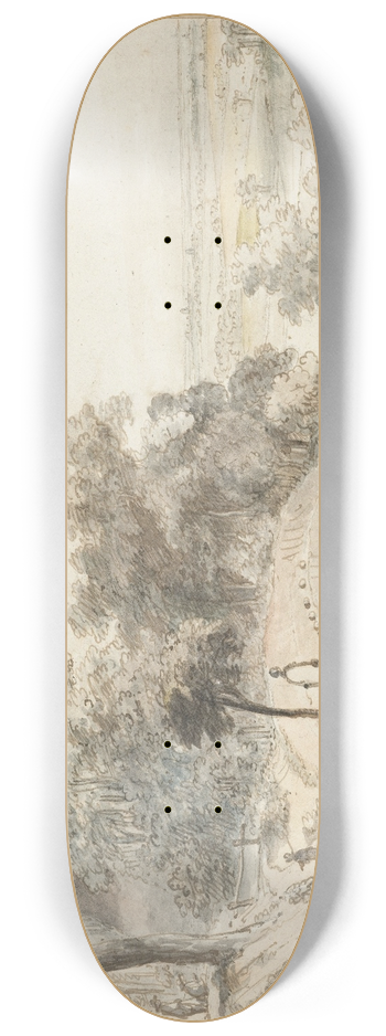 Gerbrand van den Eeckhout - The Amphitheatre on the Springenberg in Cleves 8.25 inch art skate deck