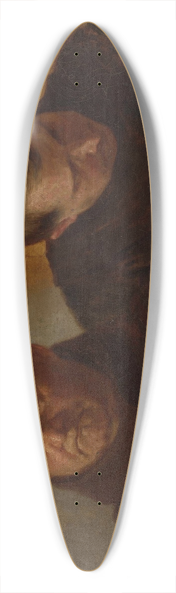 Leon Kapliski - Monks 39.3 inch art pintail longboard deck