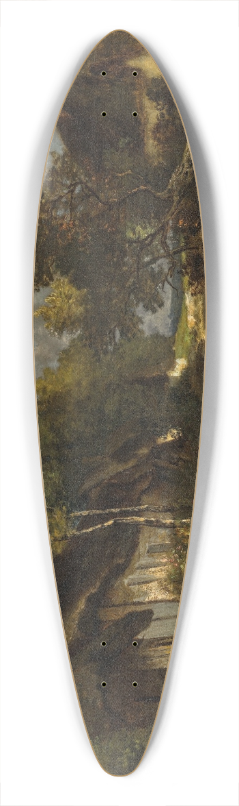 Leon Richet - The farm 39.3 inch art pintail longboard deck