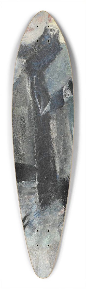 Leon Wyczkowski - Portrait of Wanda Kossuth 39.3 inch art pintail longboard deck