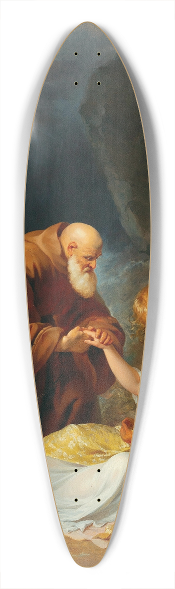 Leopold Fertbauer - The Rescue 39.3 inch art pintail longboard deck