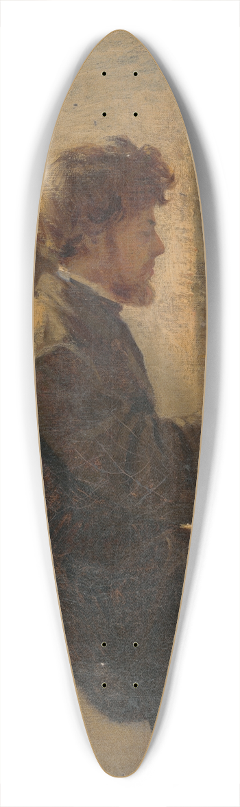 Leopold Horovitz - Painter at Work 39.3 inch art pintail longboard deck