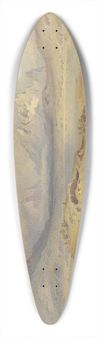 Leopold Rottmann - Barmsee mit der Zugspitze 39.3 inch art pintail longboard deck