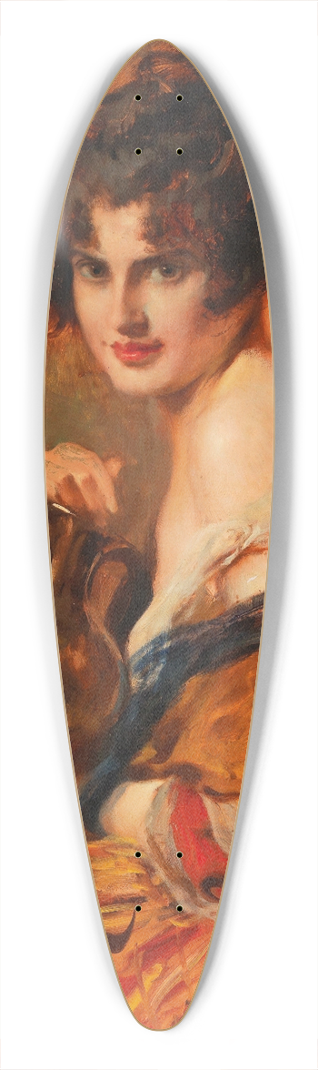Leopold Schmutzler - Schne mit Weinkaraffe 39.3 inch art pintail longboard deck