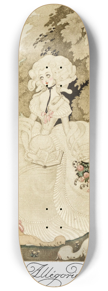 Gerda Wegener - Sur talons rouges pl 09 8.25 inch art skate deck