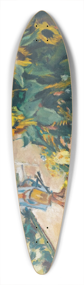 Leo Putz - Mein Garten (My Garden) 39.3 inch art pintail longboard deck