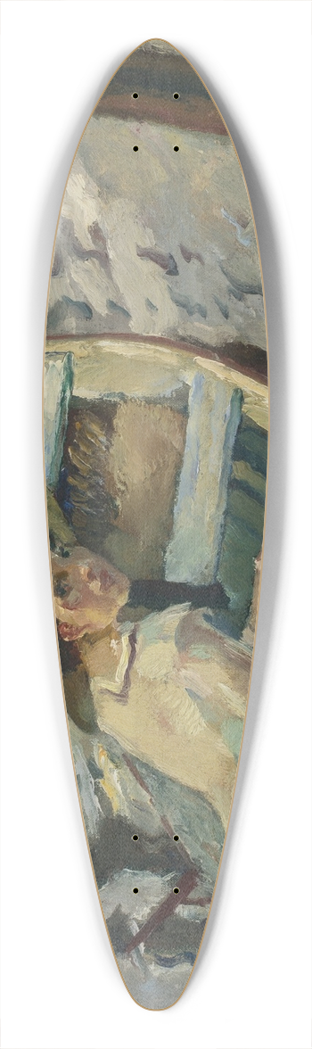 Leo Putz - Ruderpause (Hartmannsberg) 39.3 inch art pintail longboard deck