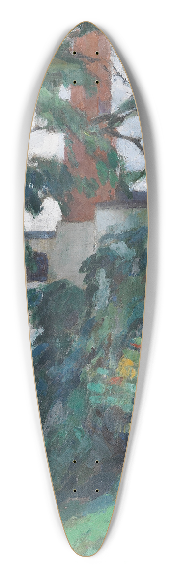 Leo Putz - Schlosshof 39.3 inch art pintail longboard deck