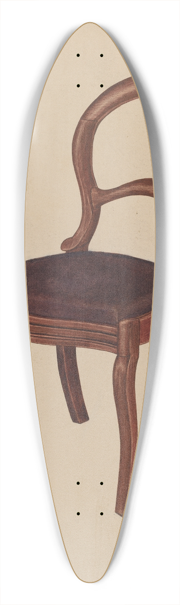 LeRoy Griffith - Parlor Chair 39.3 inch art pintail longboard deck