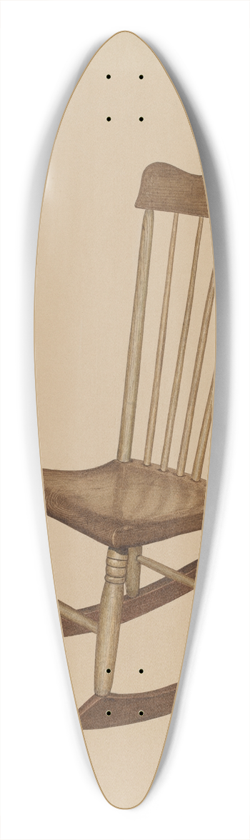 LeRoy Griffith - Rocking Chair 39.3 inch art pintail longboard deck