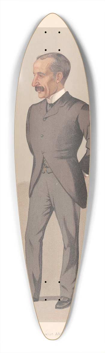 Leslie Matthew Ward - Architecture and Engineers. Imperialist Afrikander. Sir James Sivewright. 1 June 1893 39.3 inch art pintail longboard deck