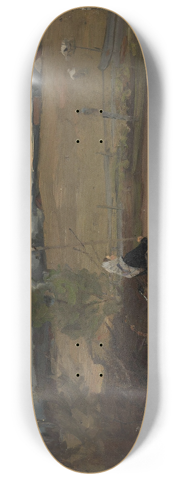 Gerhard Munthe - At the Well 8.25 inch art skate deck