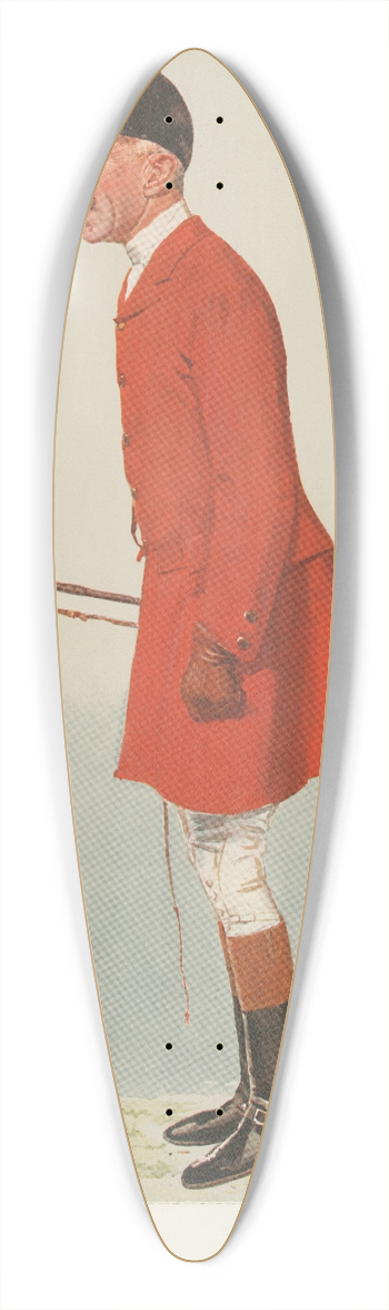 Leslie Matthew Ward - Fox Hunters. Cottesmore. Mr. Evan Hanbury. 5 December 1906 39.3 inch art pintail longboard deck
