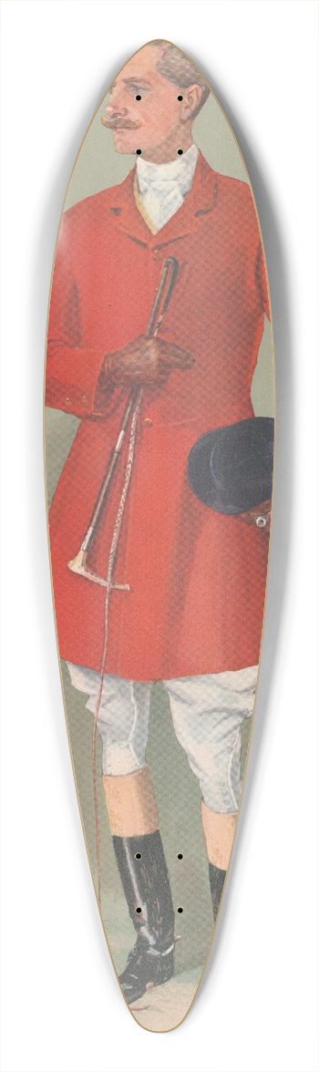 Leslie Matthew Ward - Fox Hunters. The Sinner. Lord Southampton. 6 March 1907 39.3 inch art pintail longboard deck