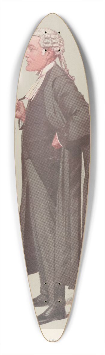 Leslie Matthew Ward - Legal; Good Form, John Eldon Bankes, March 29, 1906 39.3 inch art pintail longboard deck