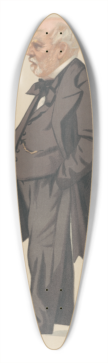 Leslie Matthew Ward - Legal; Lord Beaconfields Friend, Sir Philip Rose, May 14, 1881 39.3 inch art pintail longboard deck