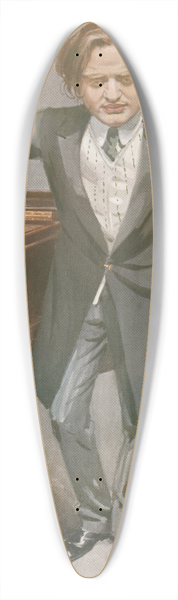 Leslie Matthew Ward - Musicians; Impromptu, Mark Hambourg 39.3 inch art pintail longboard deck