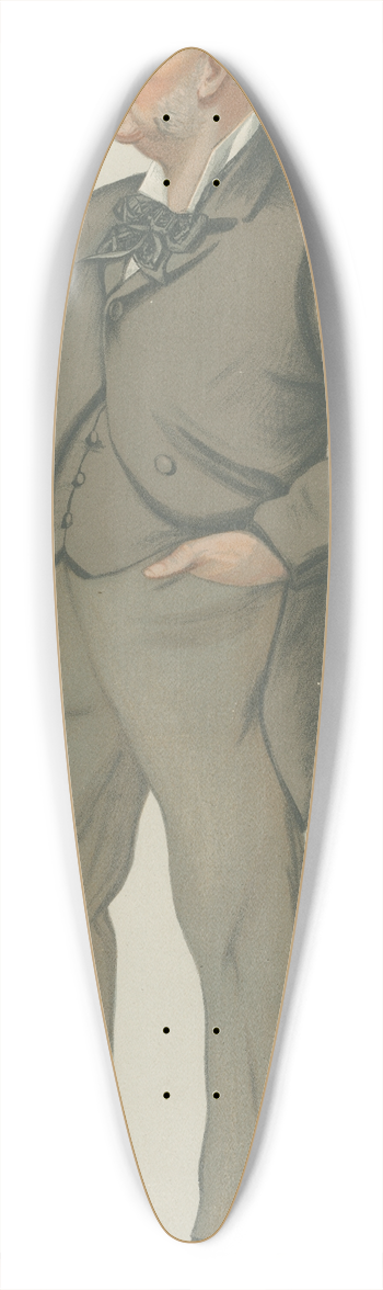 Leslie Matthew Ward - Politicians  Devonport. Mr. J. H. Puleston. 14 October 1882 39.3 inch art pintail longboard deck