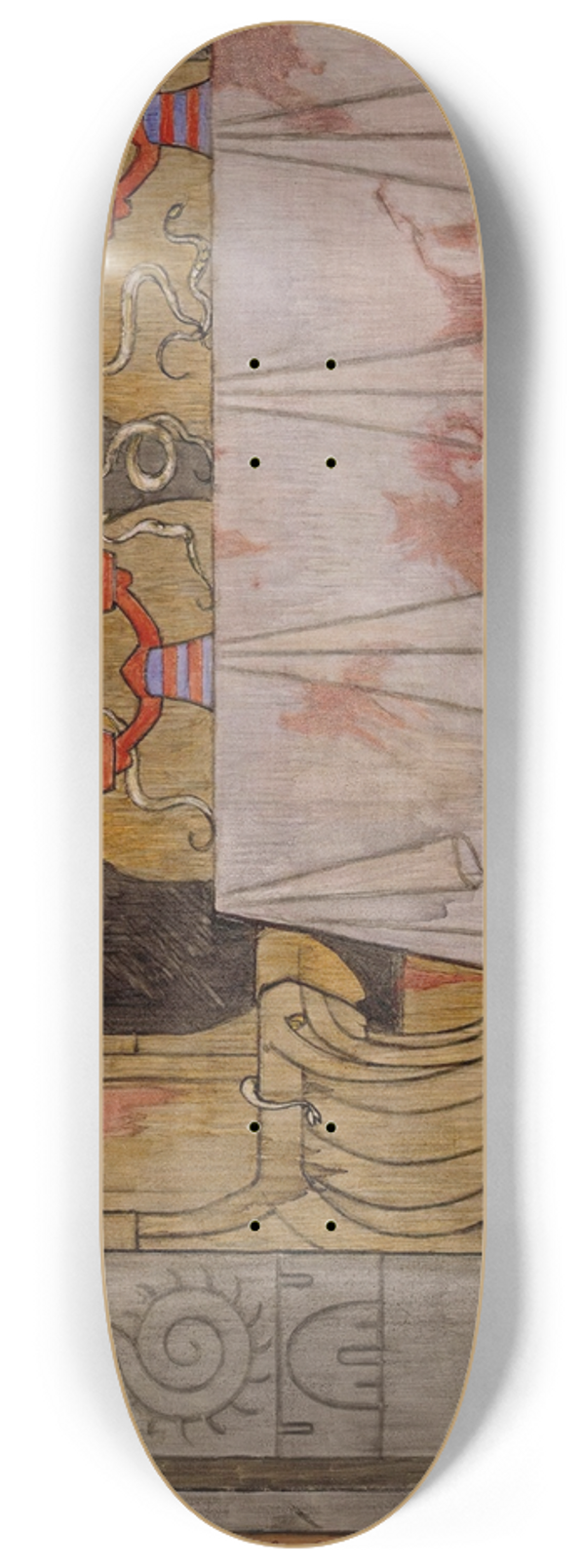 Gerhard Munthe - The first Hall 8.25 inch art skate deck