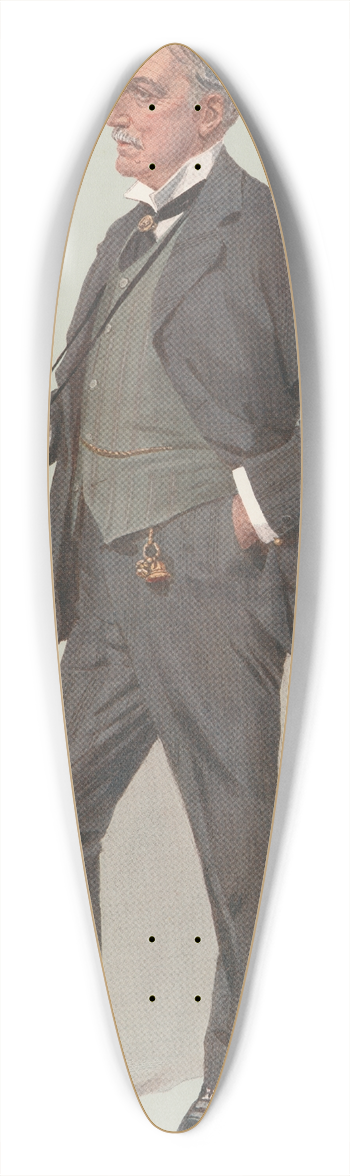 Leslie Matthew Ward - Politicians  Wit and Wisdom. Mr. A.C. Plowden. 16 December 1908 39.3 inch art pintail longboard deck