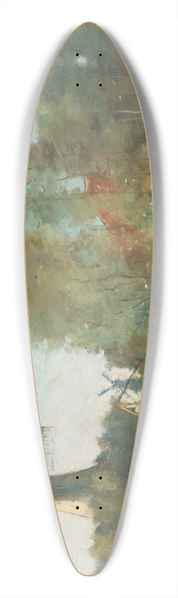Lesser Ury - Am Kanal, Holland 39.3 inch art pintail longboard deck