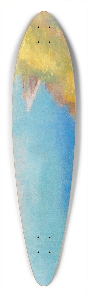 Lesser Ury - Gardasee (Gardone) 39.3 inch art pintail longboard deck