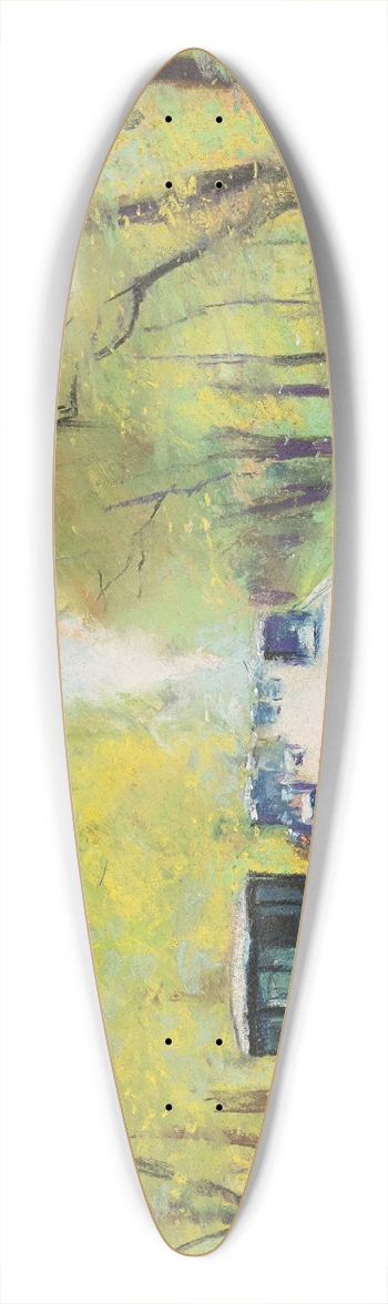 Lesser Ury - Hofjgerallee im Tiergarten, Berlin 39.3 inch art pintail longboard deck
