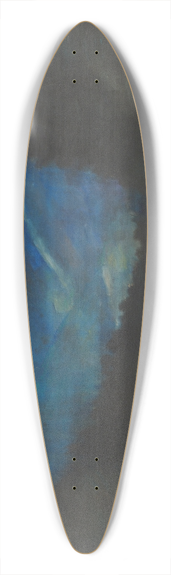 Lesser Ury - Regenstimmung 39.3 inch art pintail longboard deck