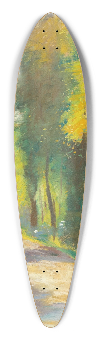 Lesser Ury - Sonniger Parkweg 39.3 inch art pintail longboard deck