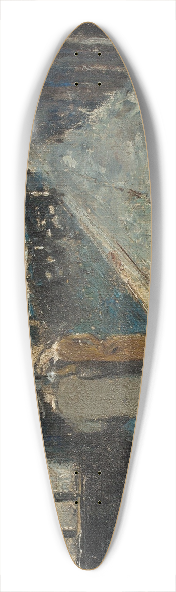 Lesser Ury - Strae im Tiergarten (Bellevuestrae), Berlin 39.3 inch art pintail longboard deck