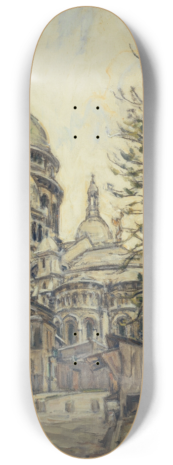 Germain David-Nillet - Le Sacr-Coeur  Montmartre. 8.25 inch art skate deck